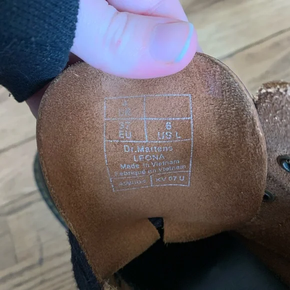 Dr. Martens Black Leather Boots - Picture 9 of 10